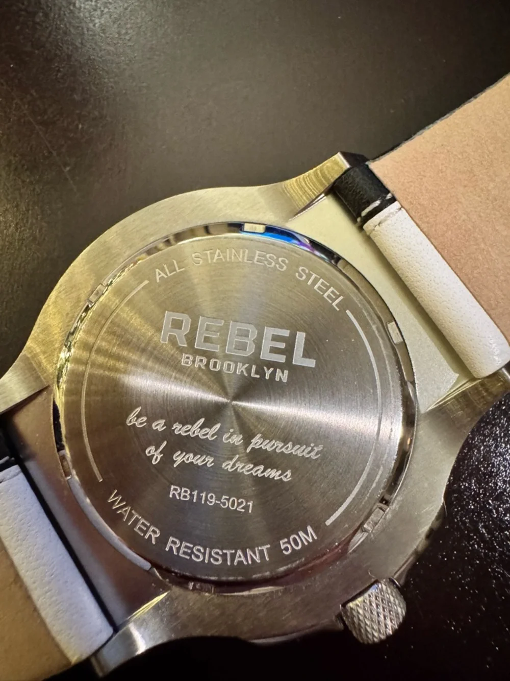 Rebel Brooklyn Flatbush Black/White Dial Women's Watch
